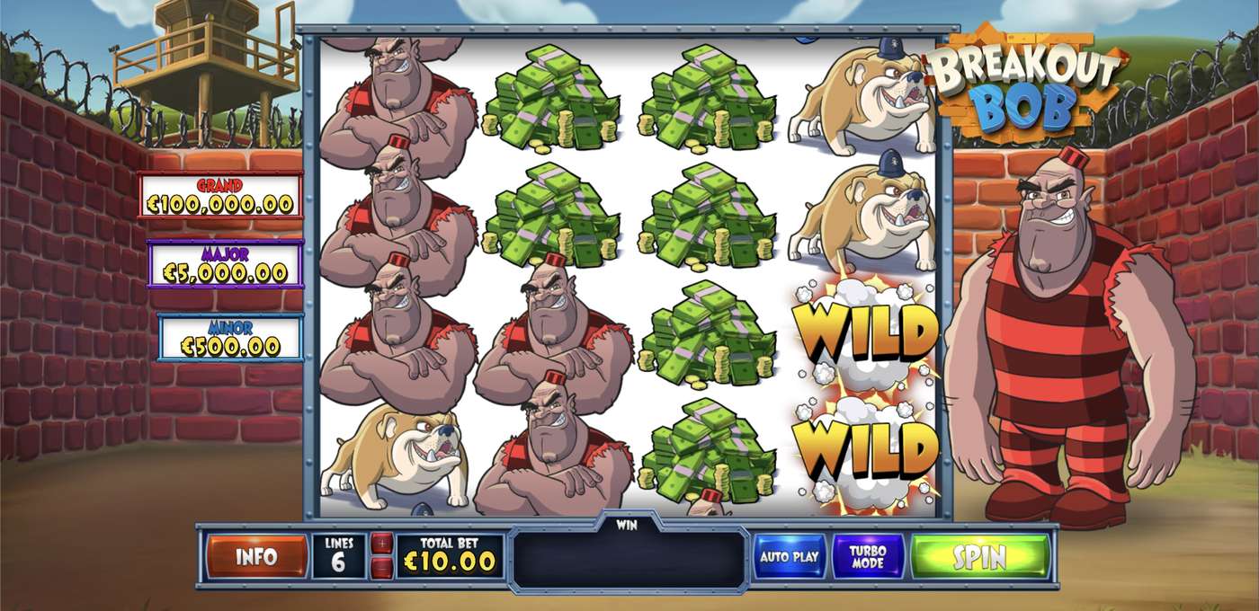 Breakout Bob: image of main menu