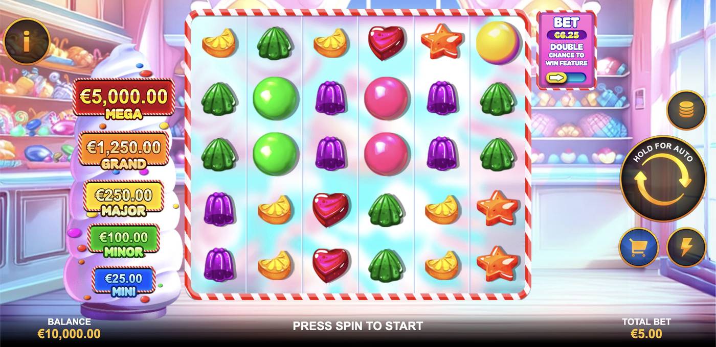Bubblegum Burst: image of main menu