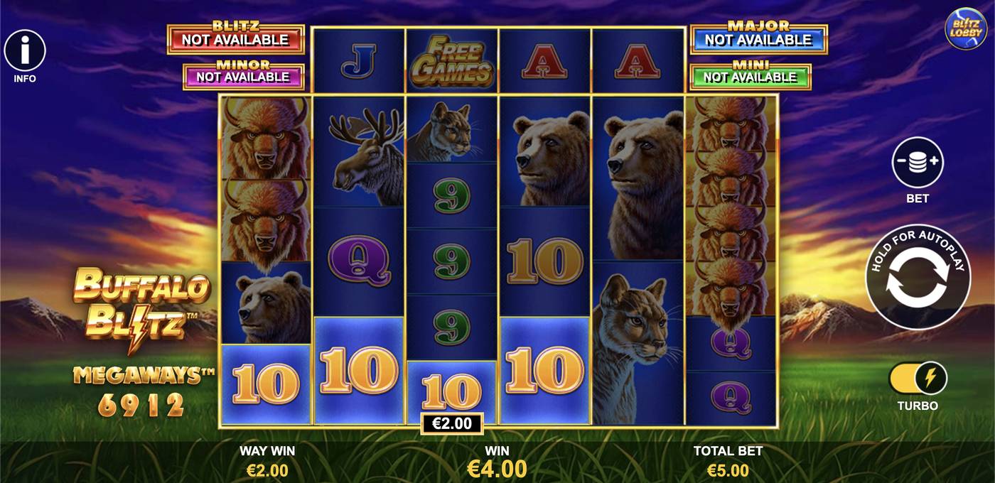 Buffalo Blitz Megaways: image of winning