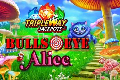 Bulls Eye Alice Online Slot Logo