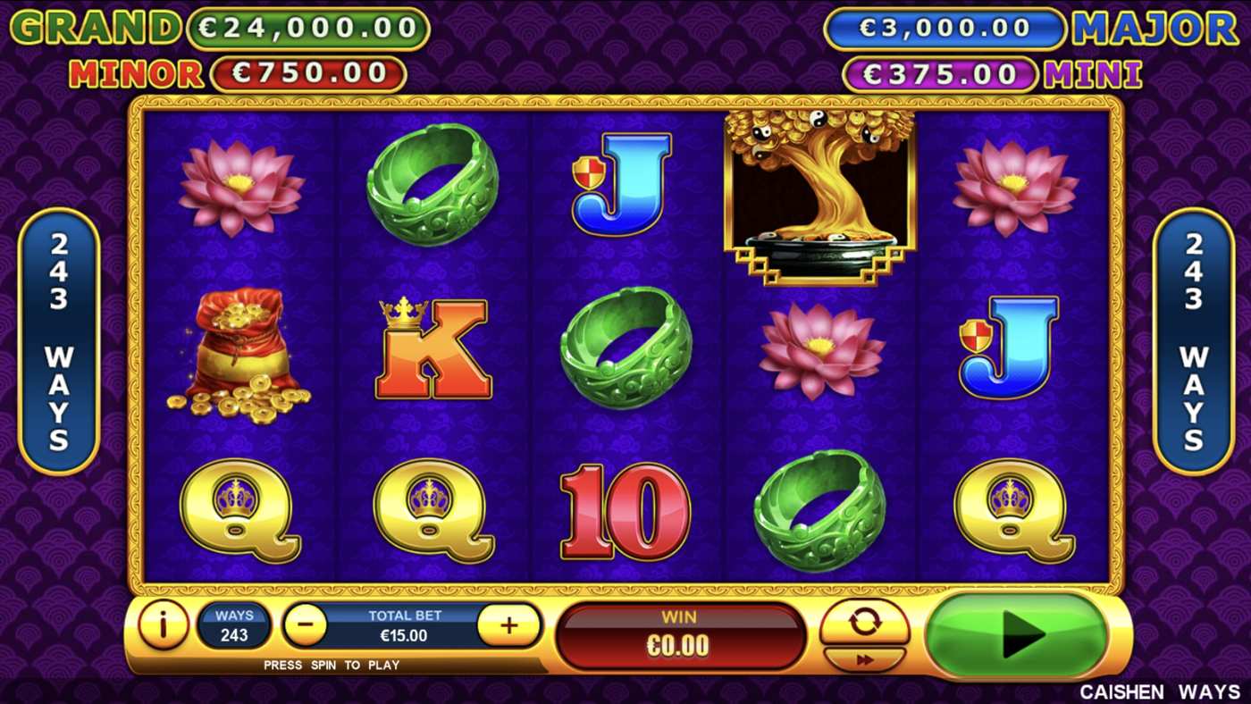 Caishen Ways: image of main menu