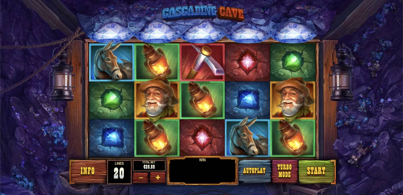 Cascading Cave: image of main menu