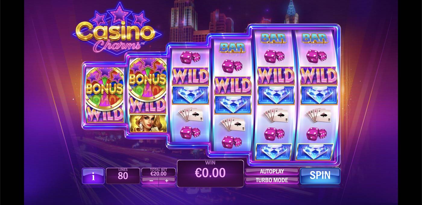Casino Charms: image of main menu