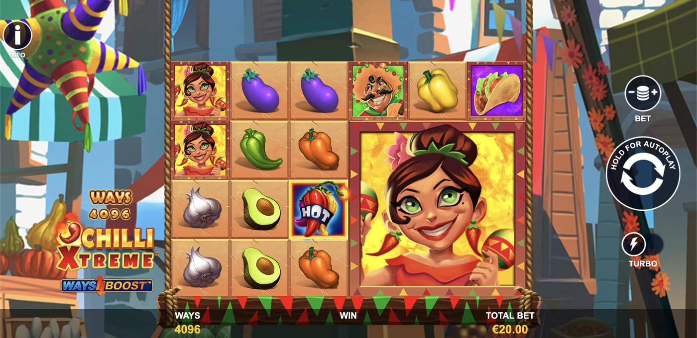Chilli Xtreme: image of main menu