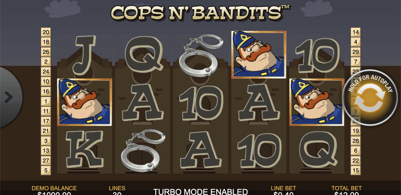 Cops N' Bandits: image of main menu