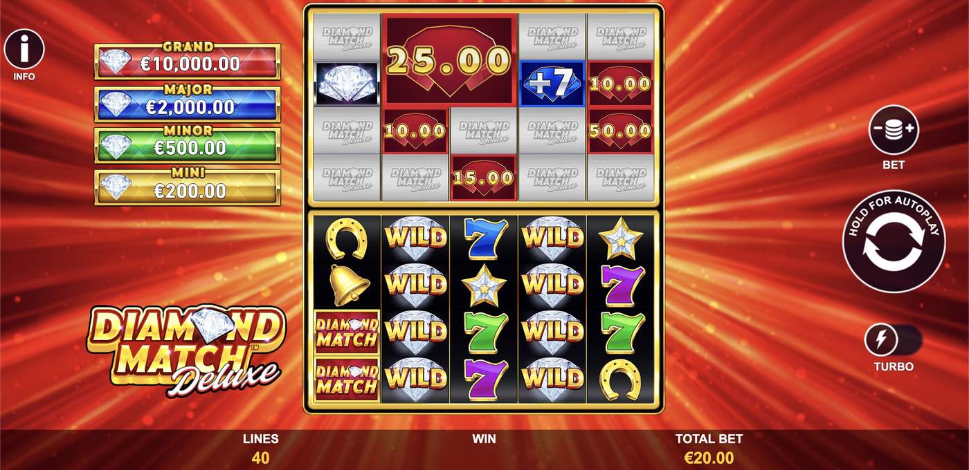 Diamond Match Deluxe: image of main menu