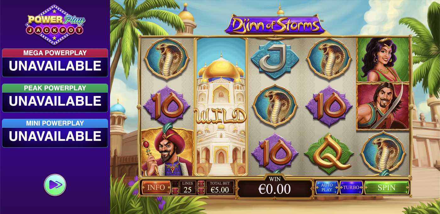 Djinn Of Storms: image of main menu