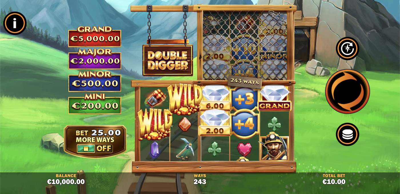Double Digger: image of main menu