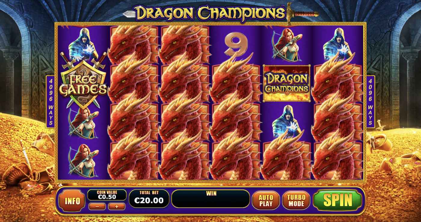Dragon Champions: image of main menu