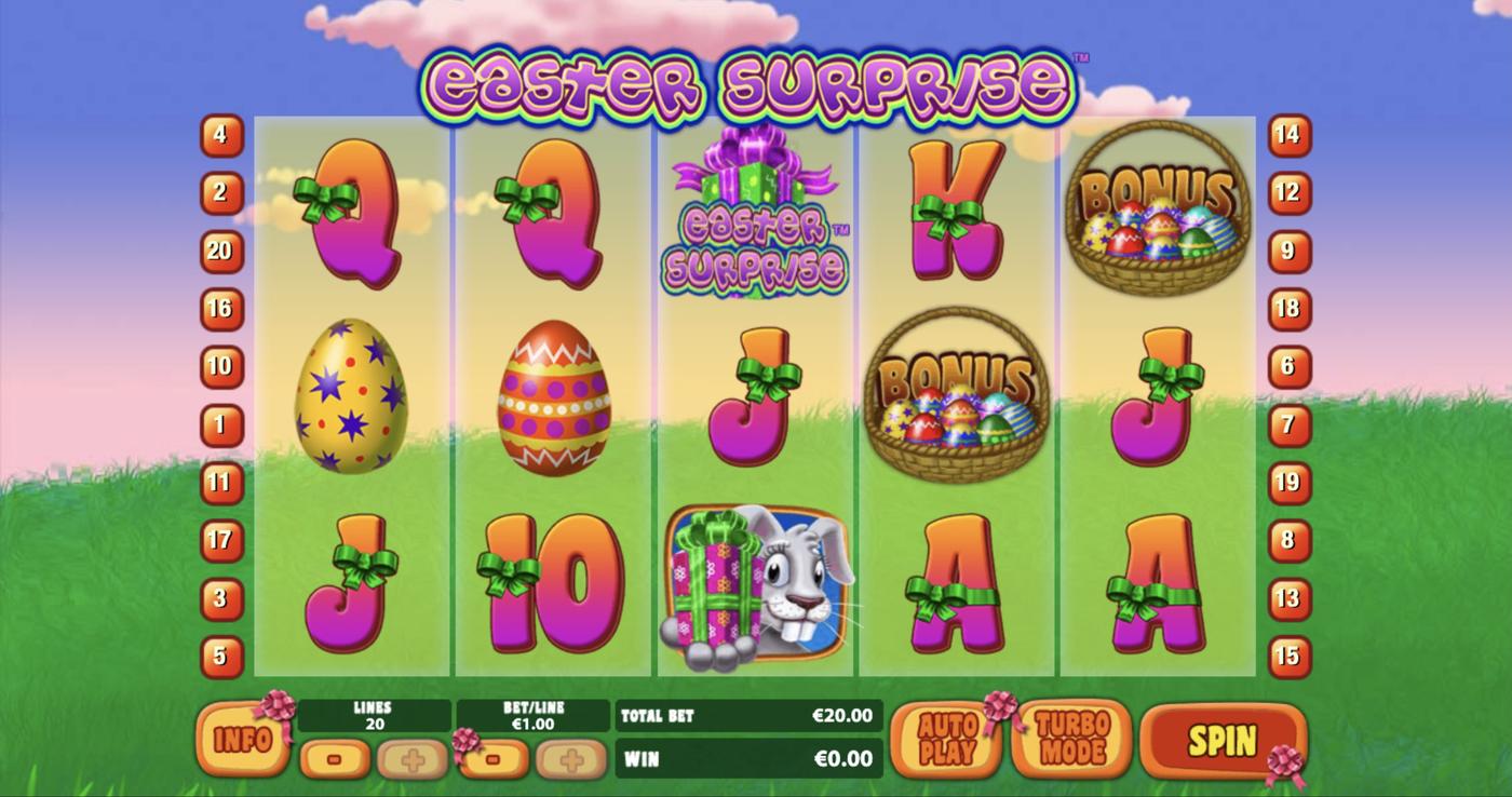 Easter Surprise: image of main menu