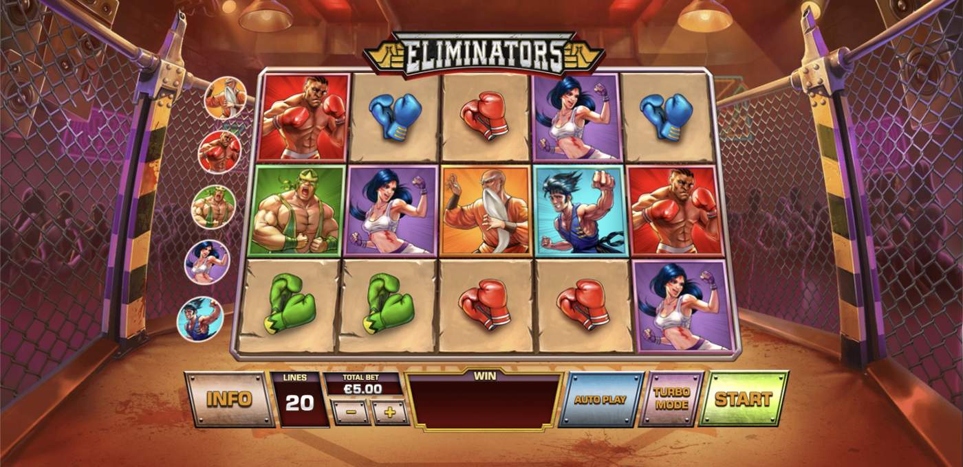 Eliminators: image of main menu