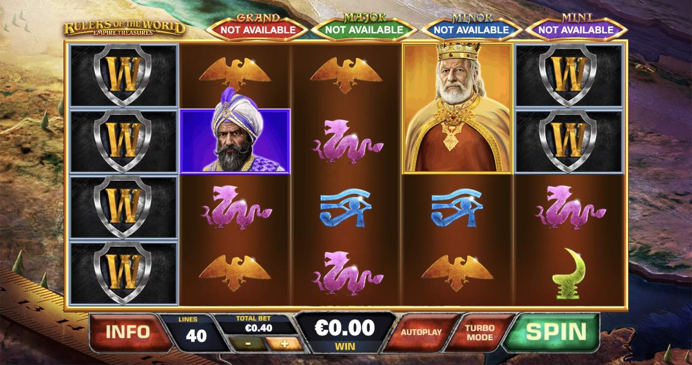 Empire Treasures: Rulers of the World: image of main menu