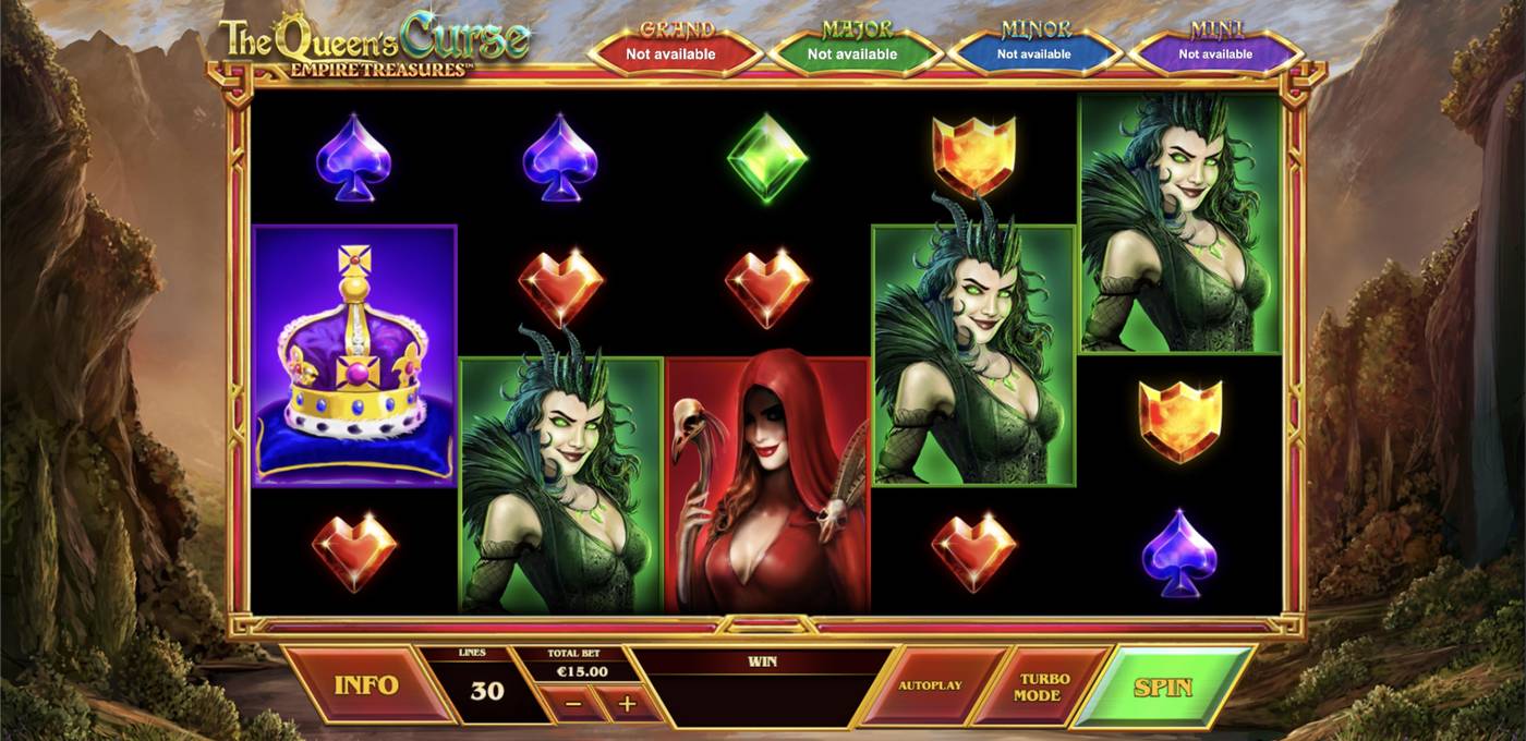 Empire Treasures: The Queen's Curse: image of main menu