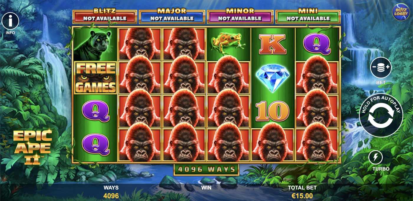 Epic Ape 2: image of main menu