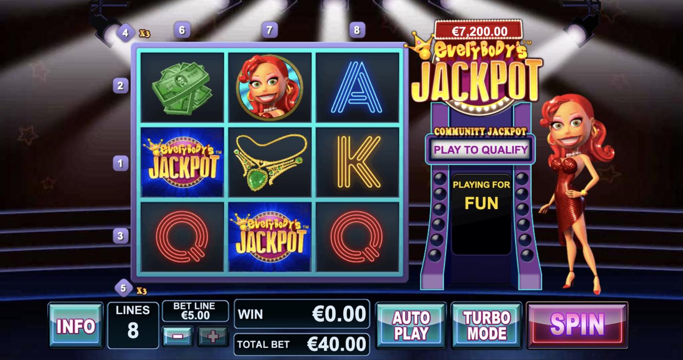 Everybody's Jackpots: image of main menu