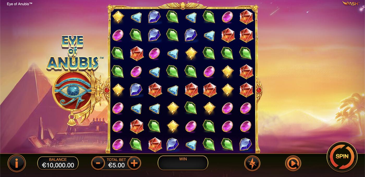 Eye of Anubis: image of main menu