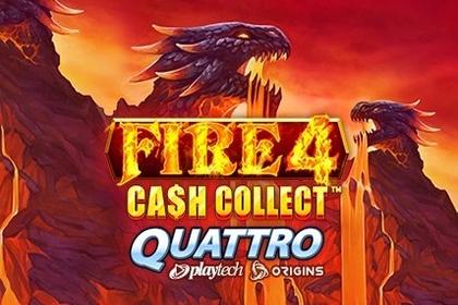 Fire 4: Cash Collect Quattro Online Slot Logo