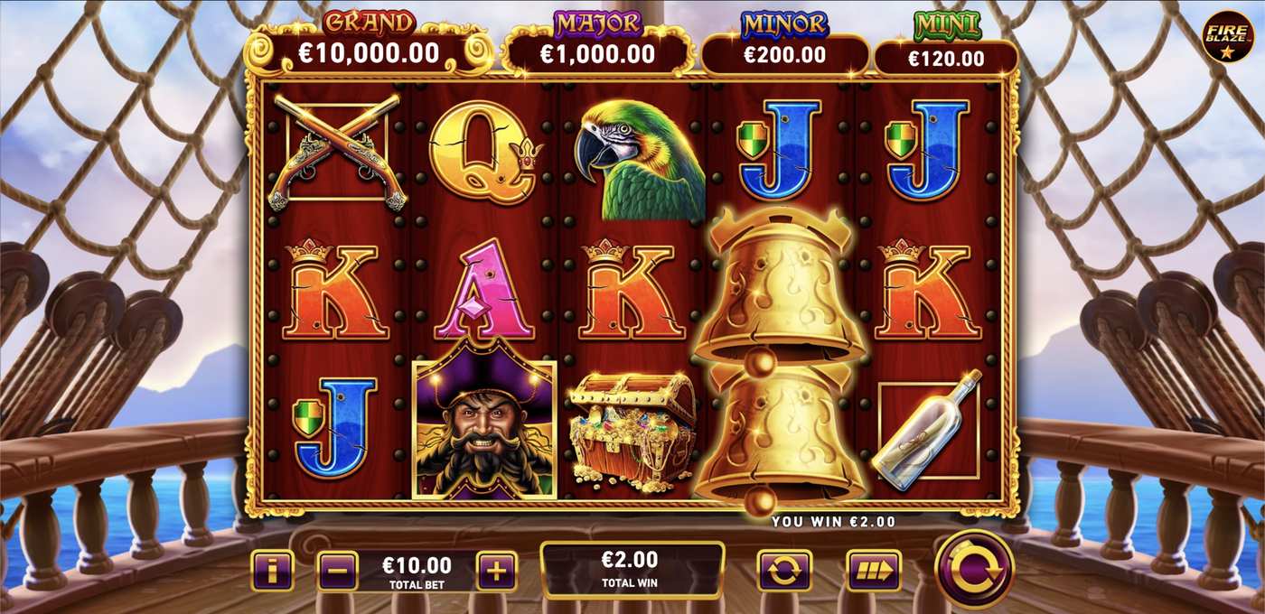 Fire Blaze Golden: Buccaneer Bells: image of winning