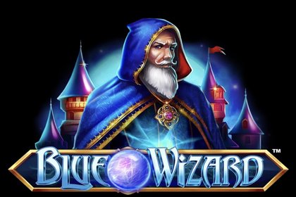 Fire Blaze: Blue Wizard Online Slot Logo