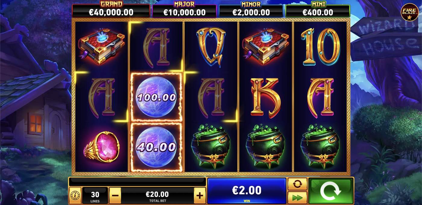 Fire Blaze: Blue Wizard: image of winning
