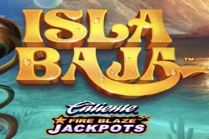 Fire Blaze: Isla Baja Online Slot Logo