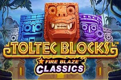 Fire Blaze: Toltec Blocks Online Slot Logo