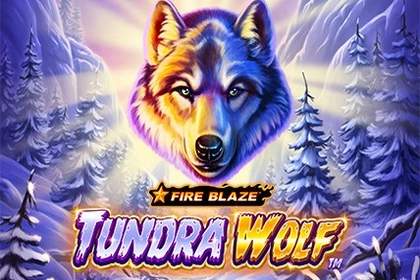 Fire Blaze: Tundra Wolf Online Slot Logo
