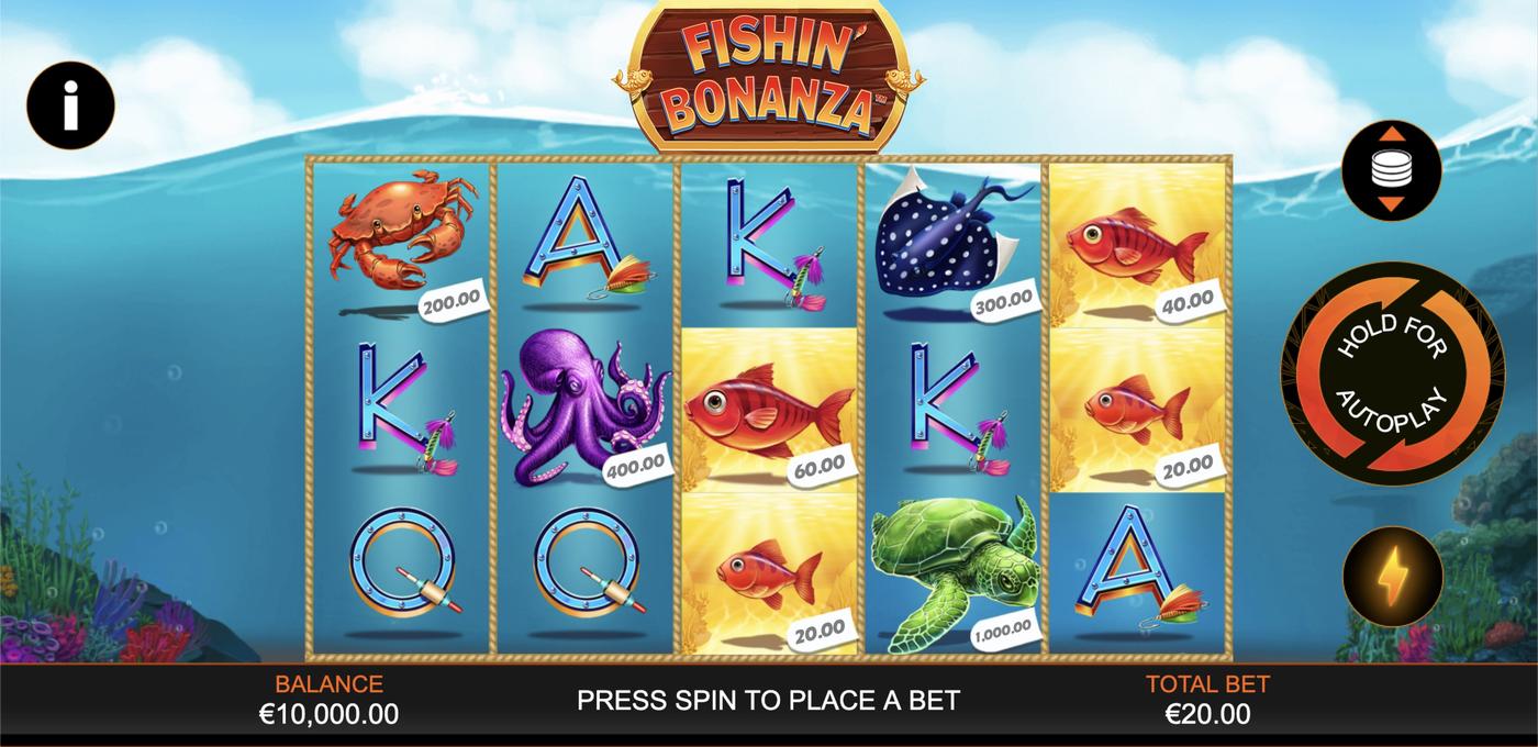 Fishin' Bonanza: image of main menu