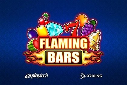Flaming Bars Online Slot Logo