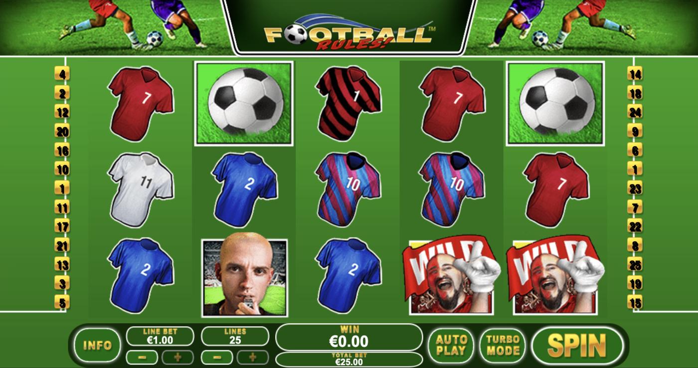 Football Rules: image of main menu