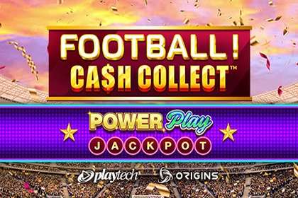 Football! Cash Collect PowerPlay Jackpot Online Slot Logo