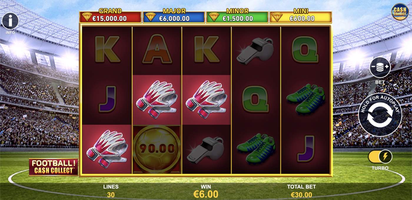 Football! Cash Collect: image of winning