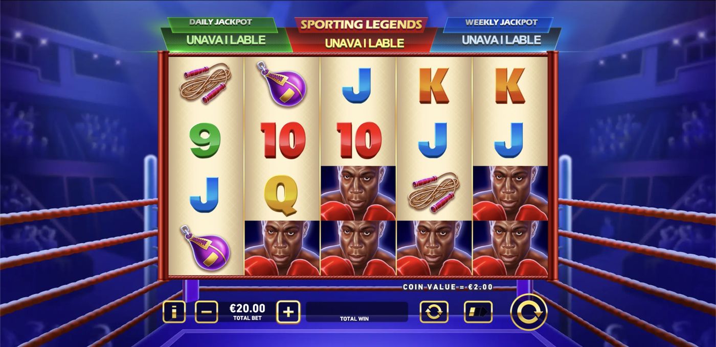Frank Bruno: Sporting Legends: image of main menu