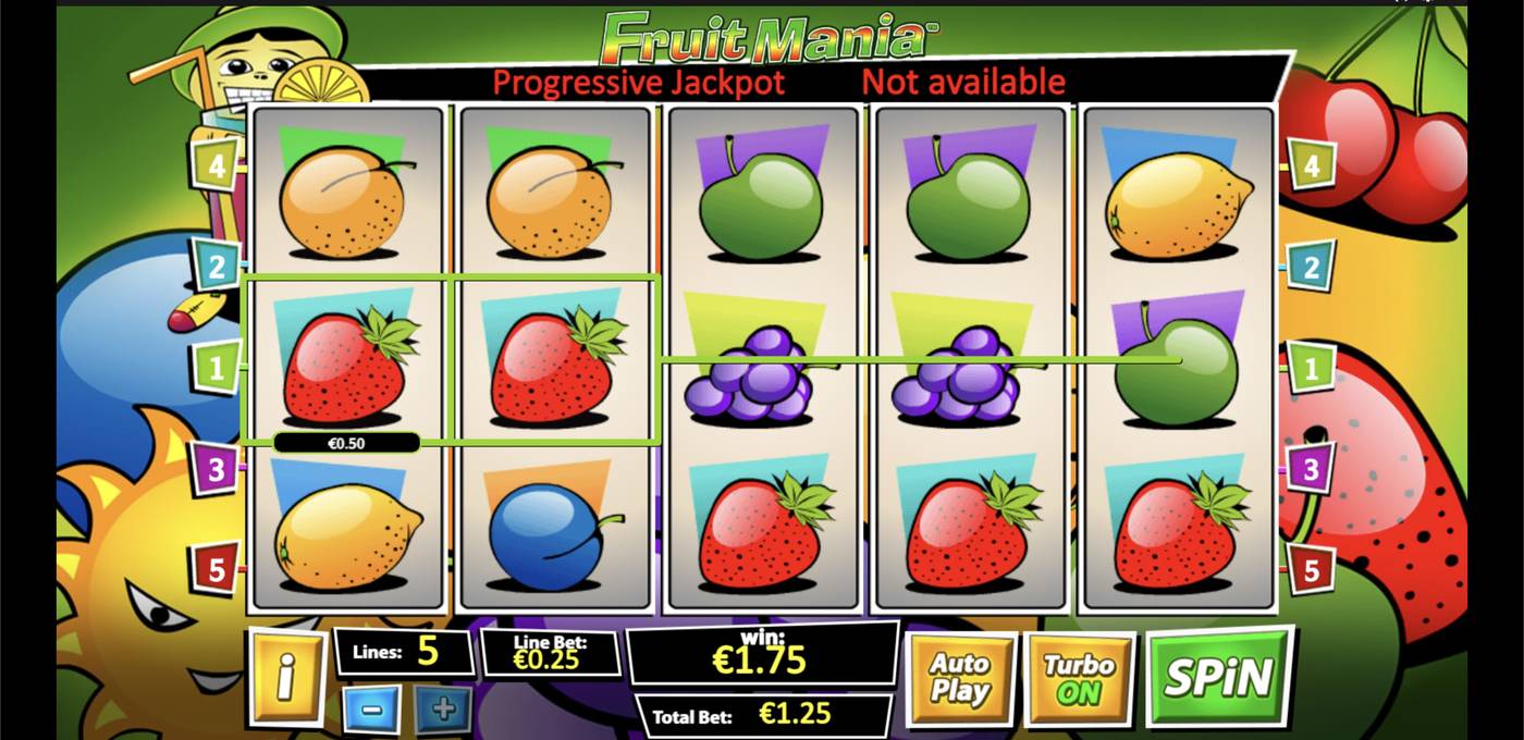 Fruit Mania: image of winning