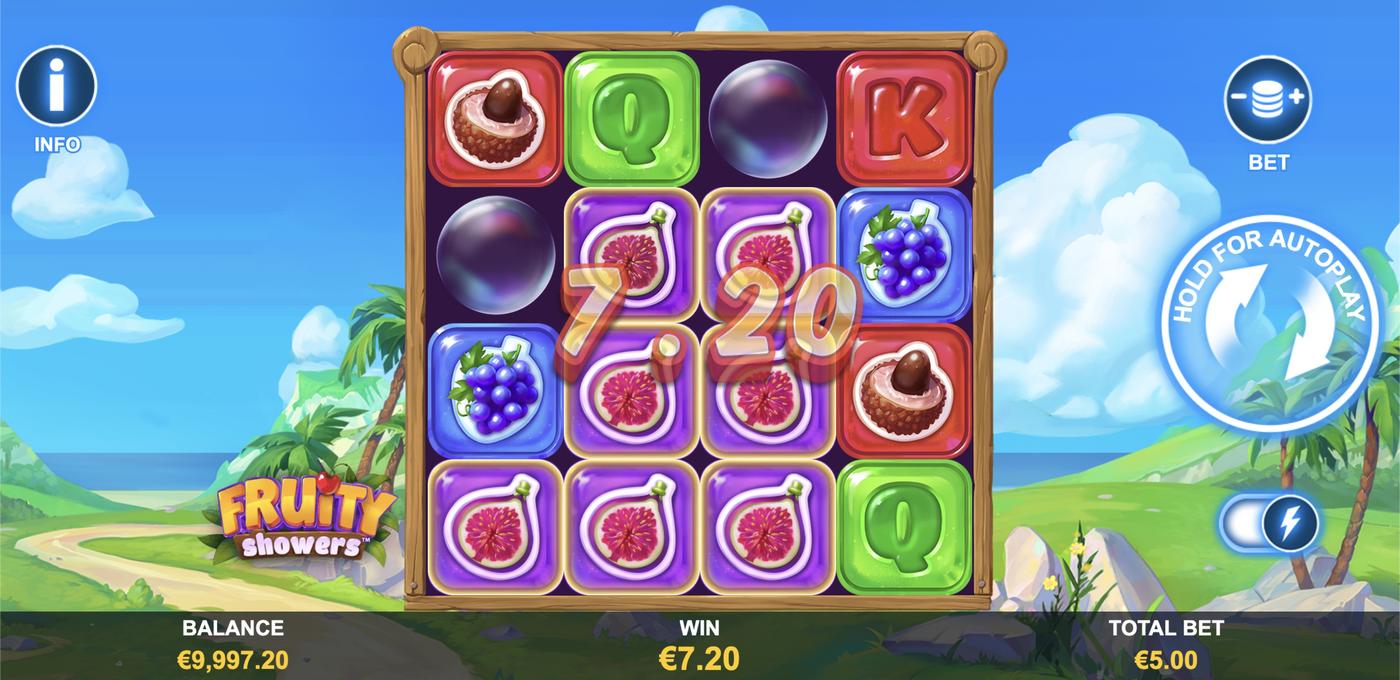 Fruity Showers: image of winning