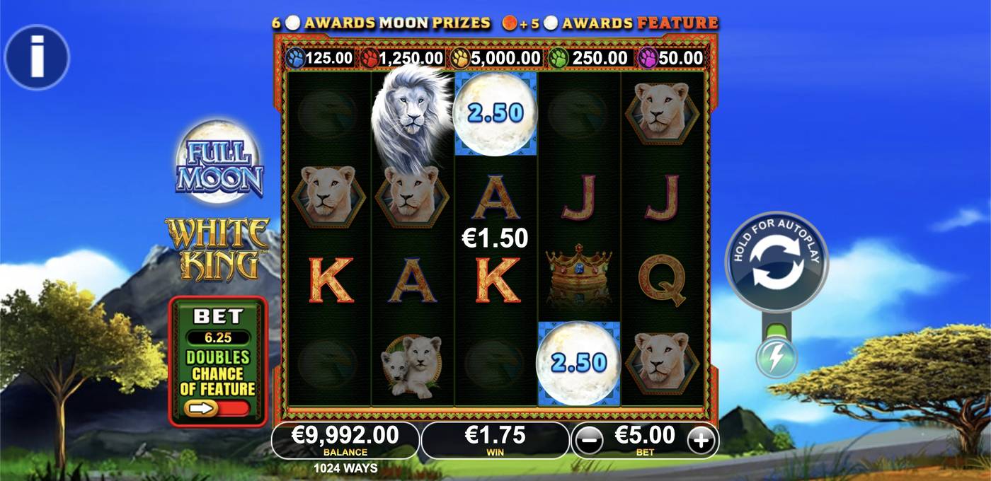 Full Moon: White King: image of winning