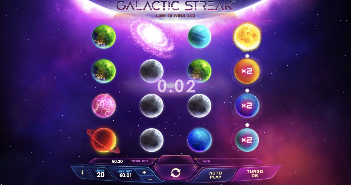 Galactic Streak: image of winning