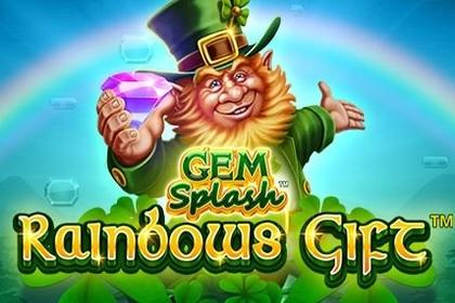 Gem Splash: Rainbows Gift Online Slot Logo