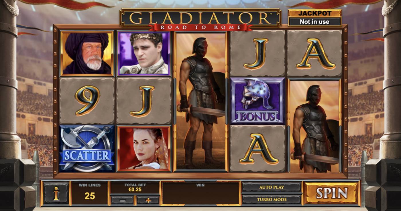 Gladiator: Road to Rome: image of main menu