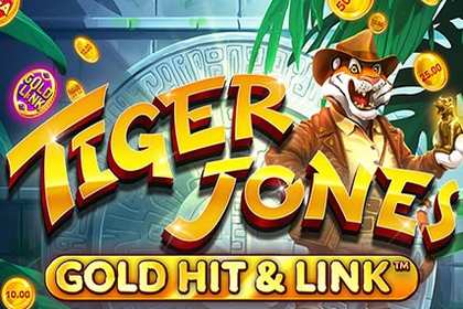 Gold Hit & Link: Tiger Jones Online Slot Logo