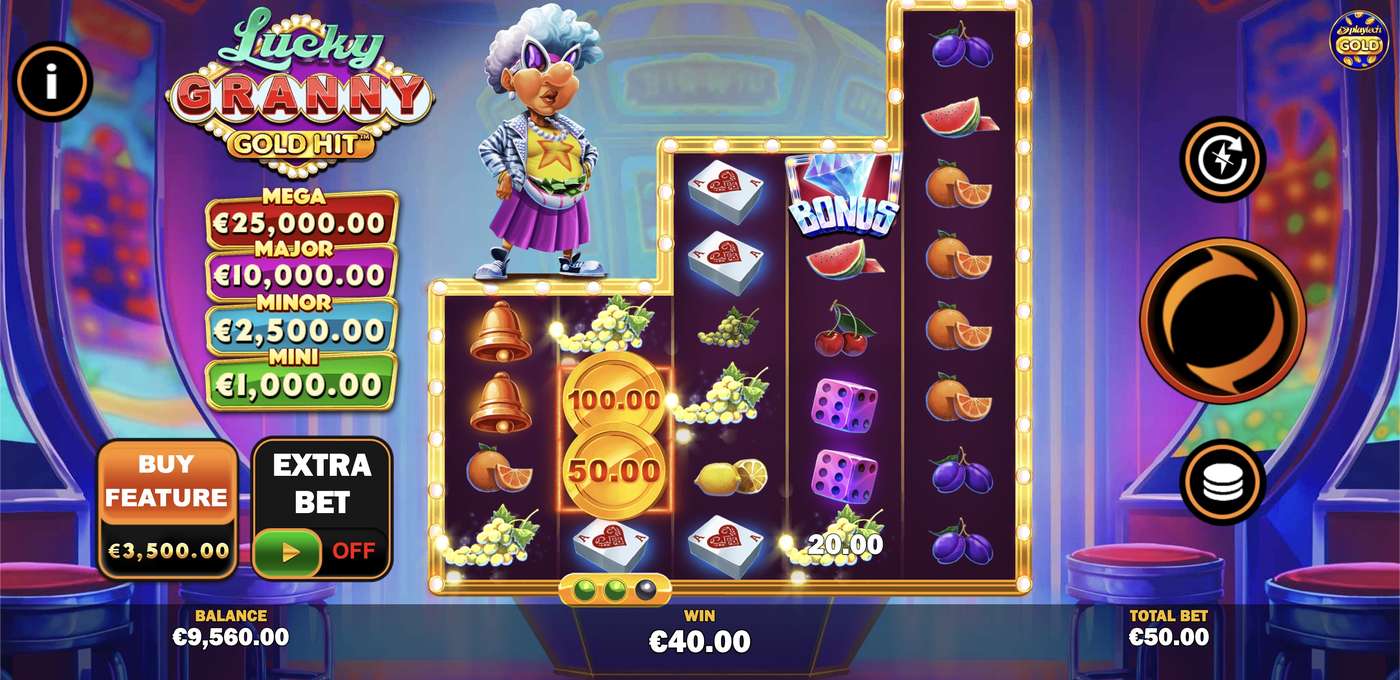 Gold Hit: Lucky Granny: image of winning