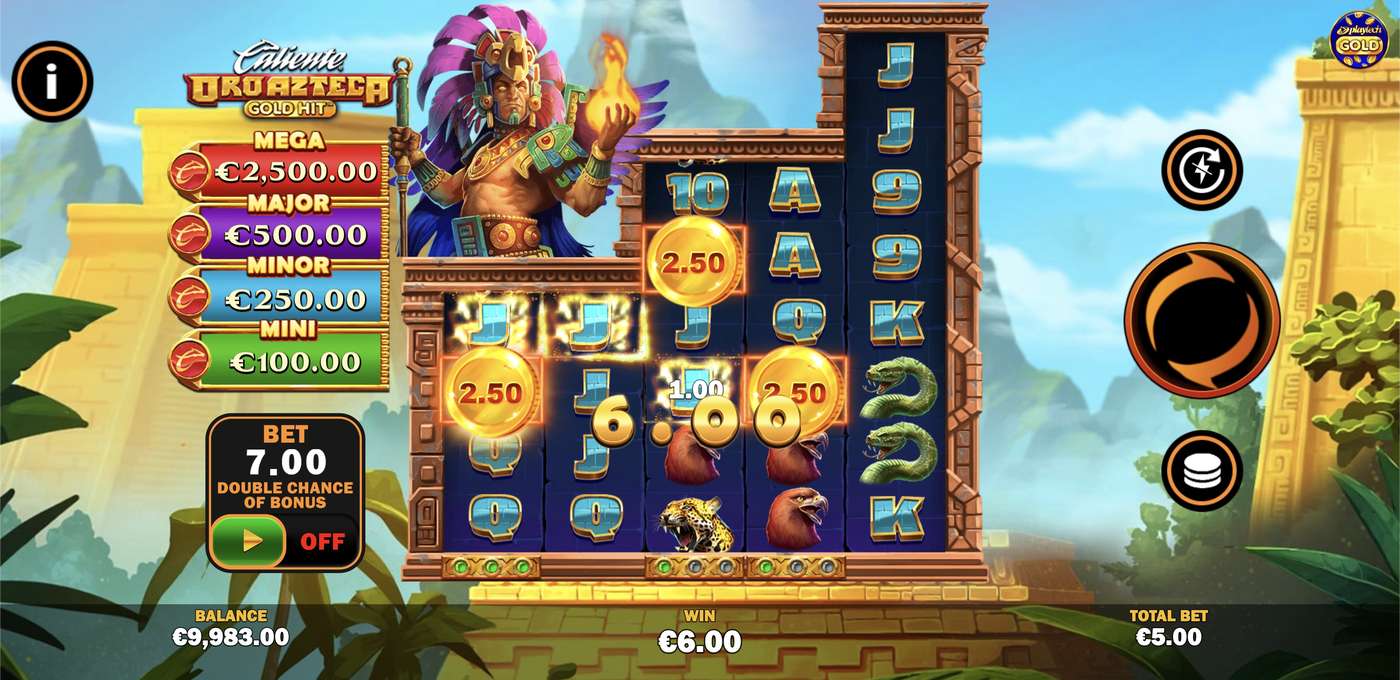 Gold Hit: Oro Azteca: image of winning