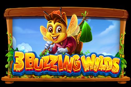 3 Buzzing Wilds Online Slot Logo