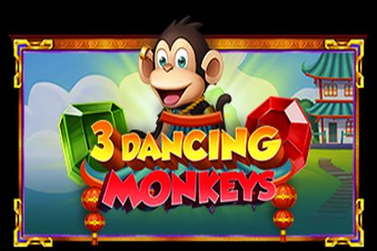 3 Dancing Monkeys Online Slot Logo