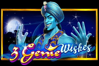 3 Genie Wishes Online Slot Logo