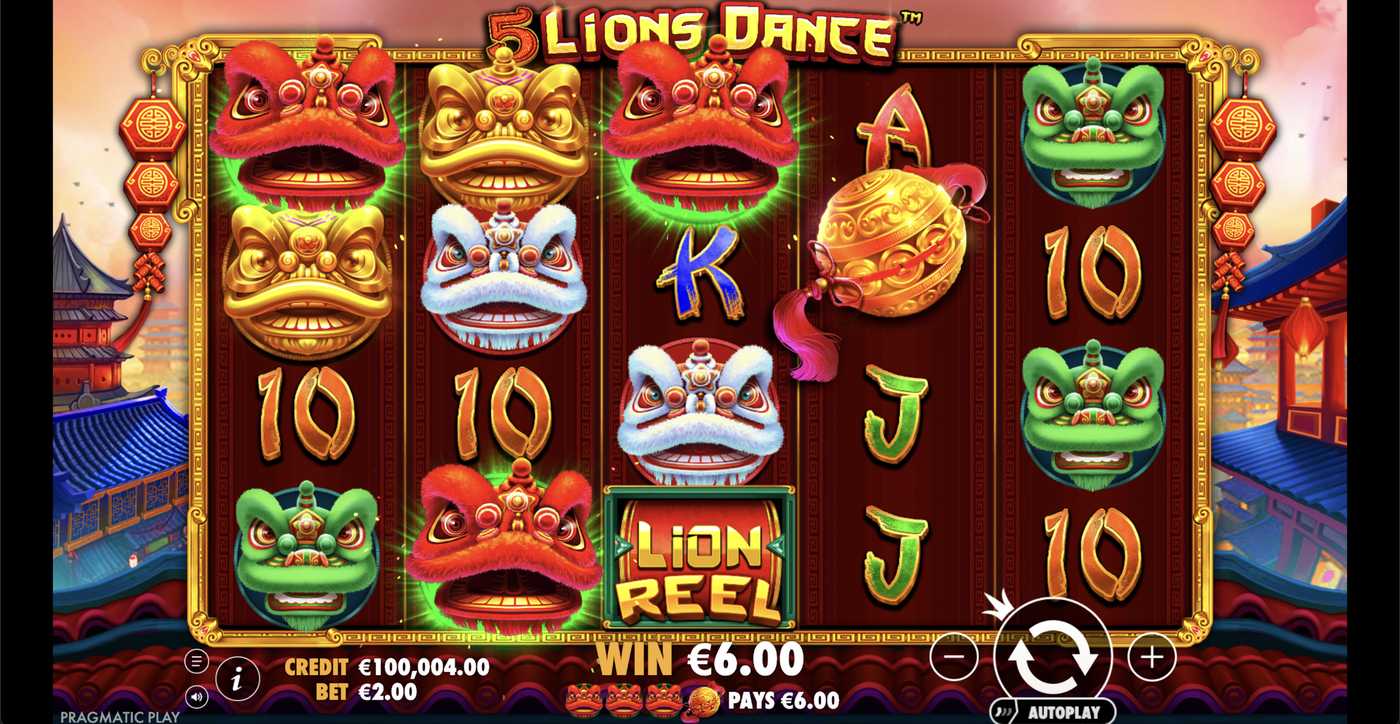 5 Lions Dance: image of winning