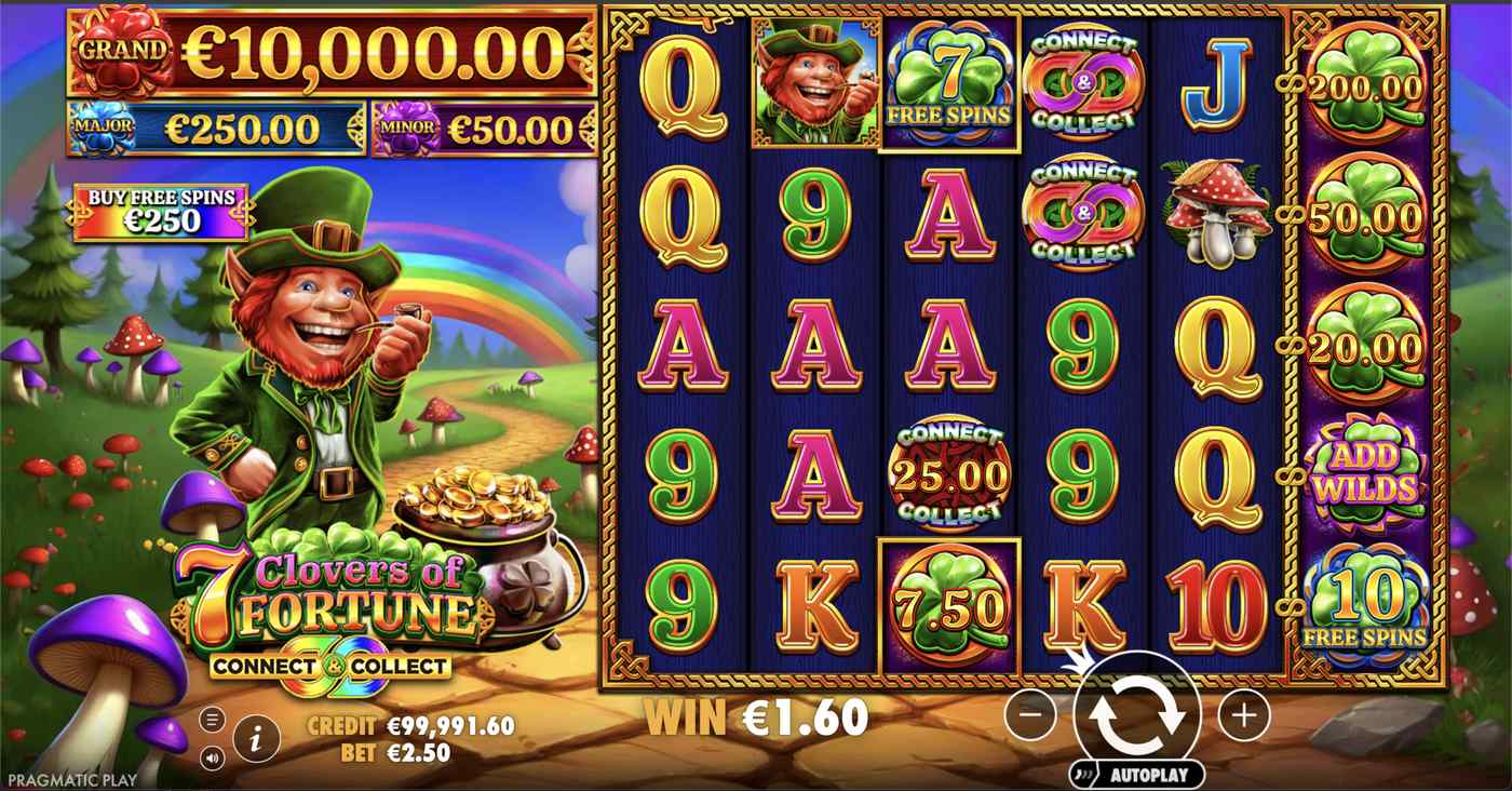 7 Clovers of Fortune: image of winning
