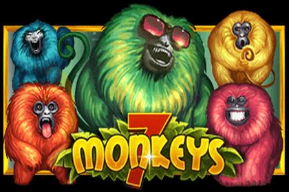 7 Monkeys Online Slot Logo