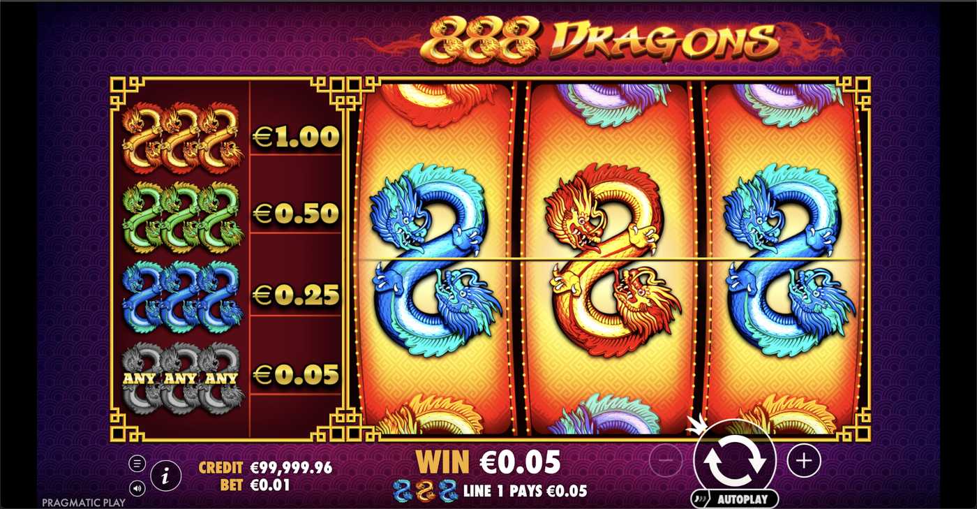 888 Dragons: image of winning