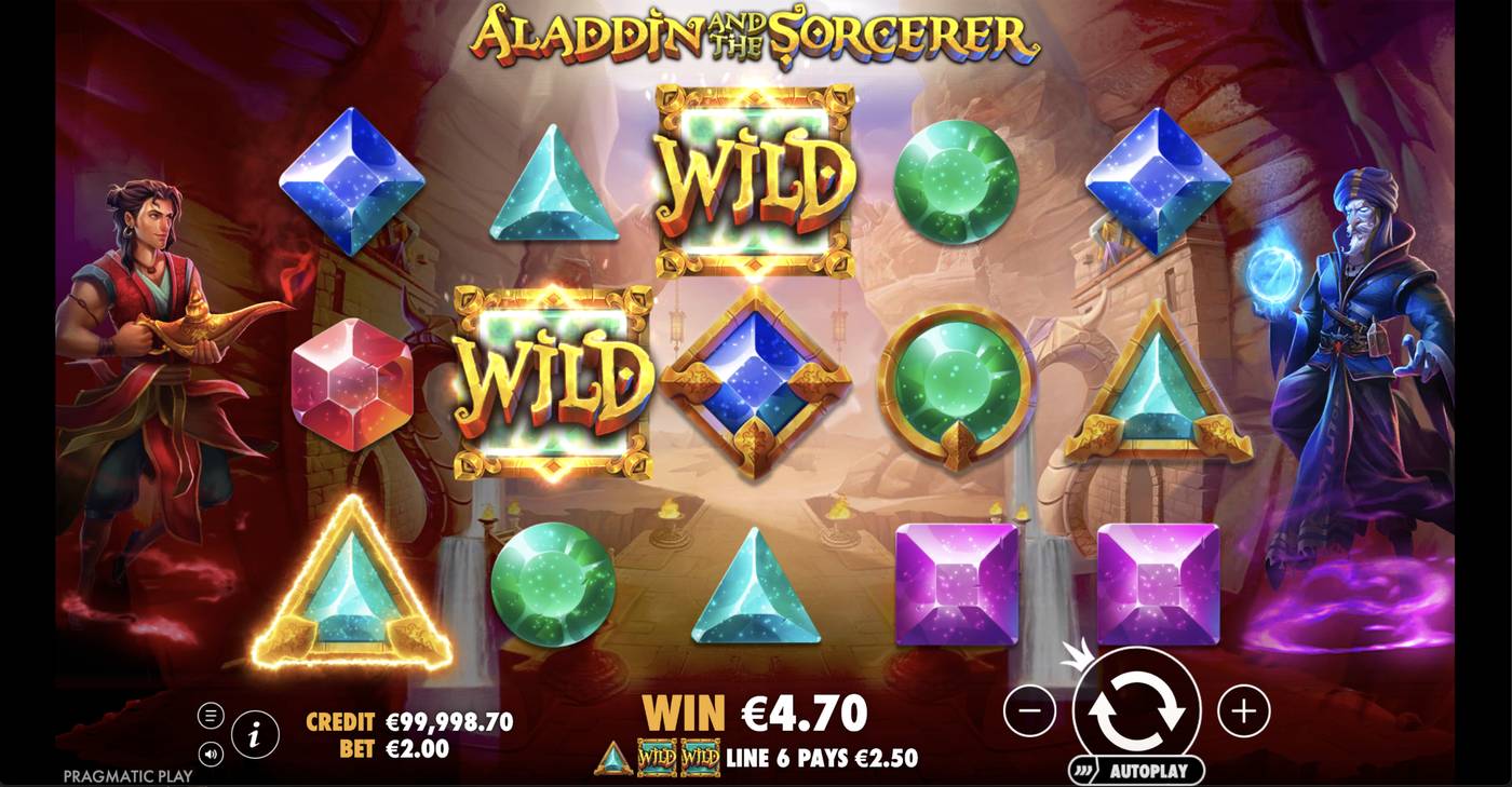 Aladdin and the Sorcerer: image of winning